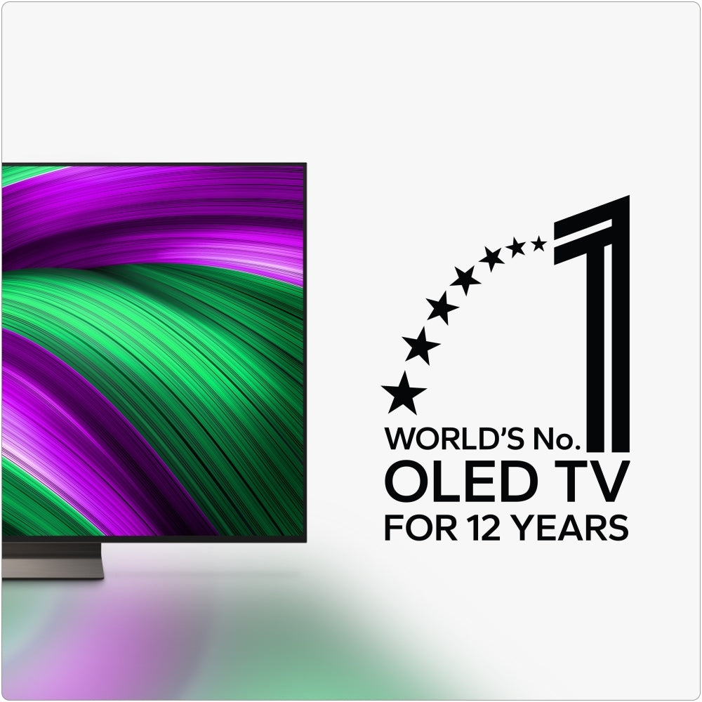 LG OLED55C56LB 55" OLED evo 4K Smart TV with AI Processor & Dolby Atmos