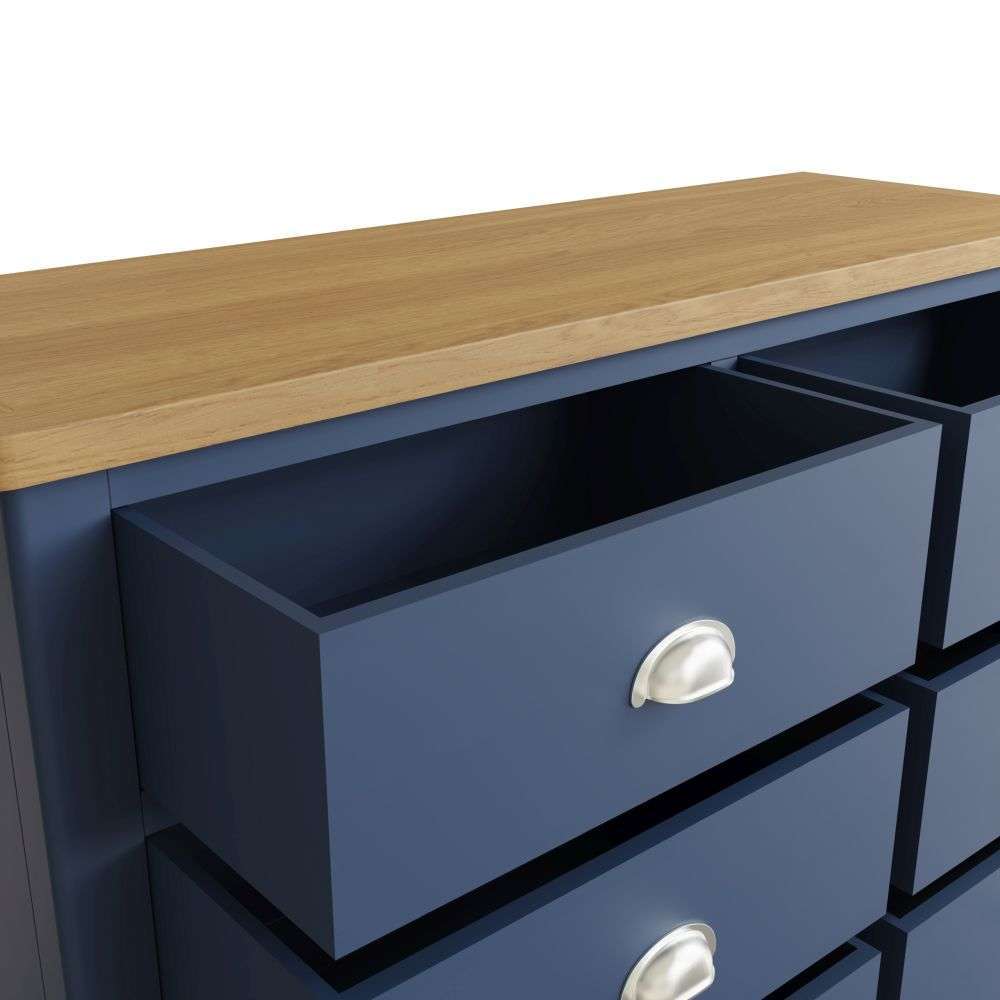 Essentials	RA Bedroom Blue 6 Drawer Chest