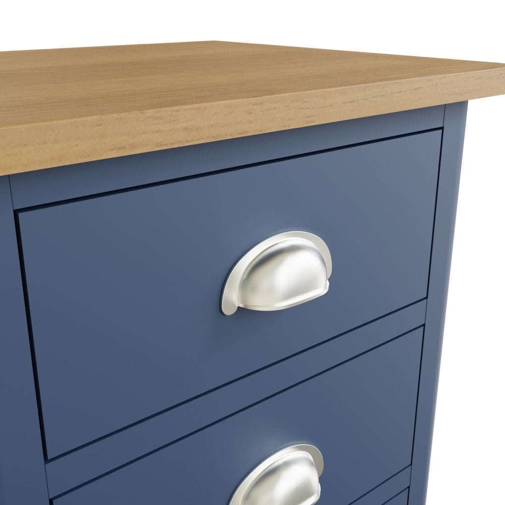 Essentials	RA Bedroom Blue 3 Drawer Bedside