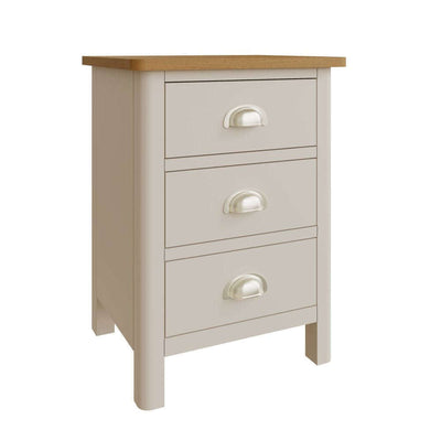 Essentials	RA Bedroom 3 Drawer Bedside Truffle