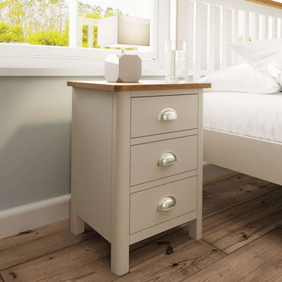 Essentials	RA Bedroom 3 Drawer Bedside Truffle