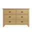 Essentials	RAO Bedroom	6 Drawer Chest Rustic Oak