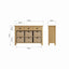 Essentials	RAO Dining 3 Drawer 6 Basket Unit