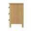 Essentials	RAO Bedroom	3 Drawer Bedside Cabinet Rustic Oak