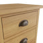 Essentials	RAO Bedroom	3 Drawer Bedside Cabinet Rustic Oak