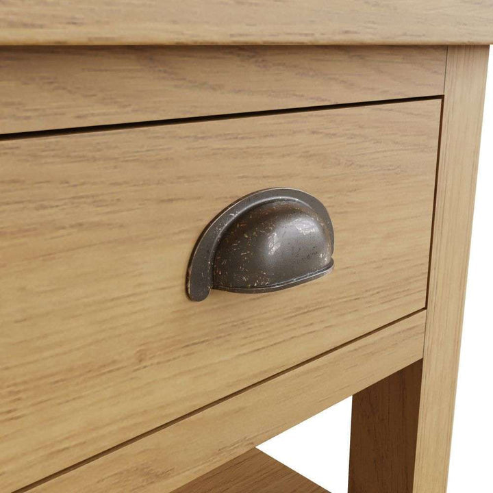 Essentials	RAO Dining 1 Drawer Lamp Table