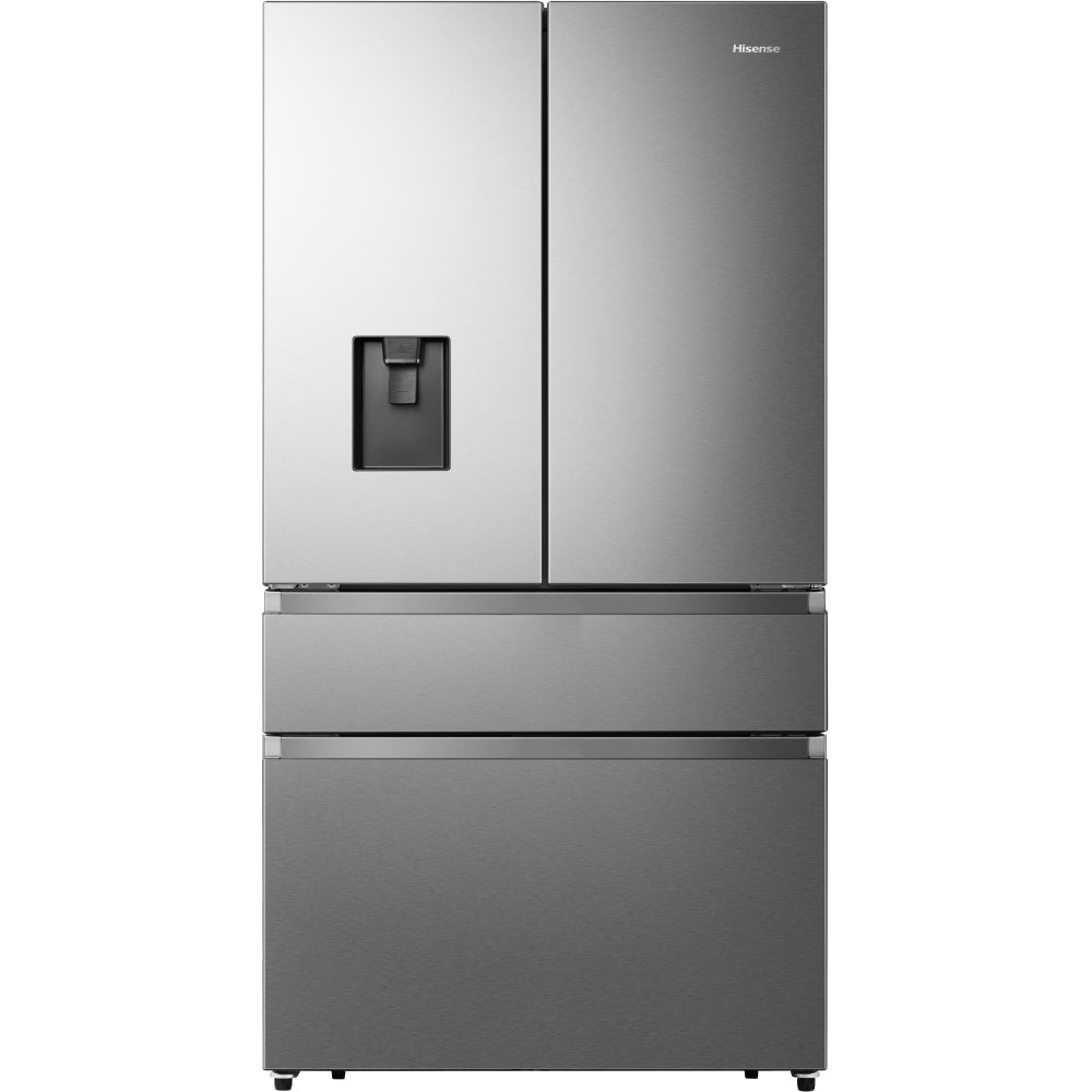 Hisense RF749N4SWSE American Fridge Freezer – Stainless Steel | Non-Plumbed Water Dispenser | Total No Frost | E Energy Rated | Premium Side-by-Side Design