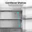 Hisense RF749N4SWSE American Fridge Freezer – Stainless Steel | Non-Plumbed Water Dispenser | Total No Frost | E Energy Rated | Premium Side-by-Side Design