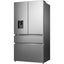 Hisense RF749N4SWSE American Fridge Freezer – Stainless Steel | Non-Plumbed Water Dispenser | Total No Frost | E Energy Rated | Premium Side-by-Side Design