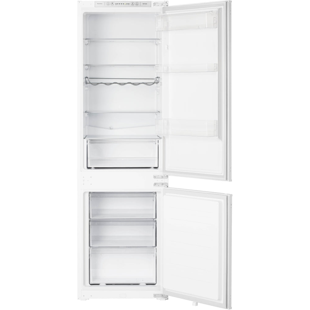 Hisense RIB312F4AWE 177cm High 70/30 Integrated Frost Free Fridge Freezer with Sliding Door Fixing Kit - White - E Rated