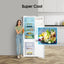 Hisense RIB312F4AWE 177cm High 70/30 Integrated Frost Free Fridge Freezer with Sliding Door Fixing Kit - White - E Rated