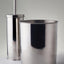 OurHouse Toilet Brush and Bin Set Chrome