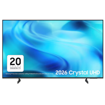 Samsung U8020H UE65U8020HKXXU 65" Crystal UHD 4K Vision AI Smart TV – 2026 – Black