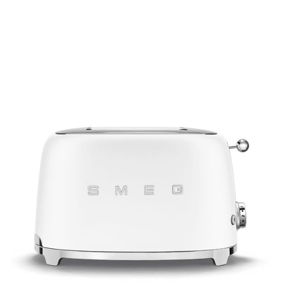 Smeg TSF01WHMUK 50S Style Two Slice Toaster - Matt White
