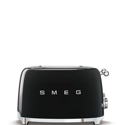 SMEG 50's Retro Style TSF03BLUK 4-Slice Toaster - Black