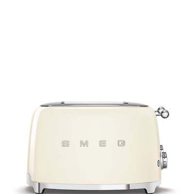 SMEG 50's Retro Style TSF03CRUK 4-Slice Toaster - Cream