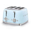 SMEG 50's Retro Style TSF03PBUK 4-Slice Toaster - Pastel Blue