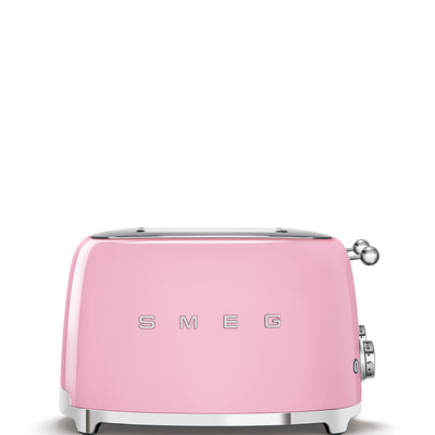 SMEG 50's Retro Style TSF03PKUK 4-Slice Toaster - Pink