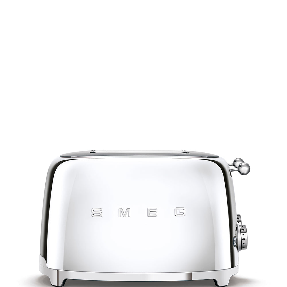 SMEG 50's Retro Style TSF03SSUK 4-Slice Toaster - Stainless Steel