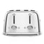 SMEG 50's Retro Style TSF03SSUK 4-Slice Toaster - Stainless Steel