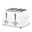 SMEG 50's Retro Style TSF03WHUK 4-Slice Toaster - White