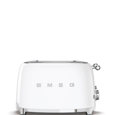 SMEG 50's Retro Style TSF03WHUK 4-Slice Toaster - White