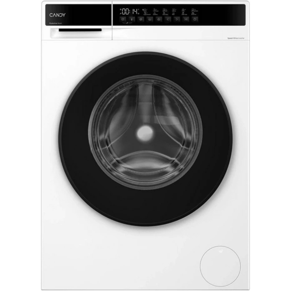 Candy EY48SB8 8kg 1400 Spin Freestanding Washing Machine – A Rated, MixPower System, Steam Function, White