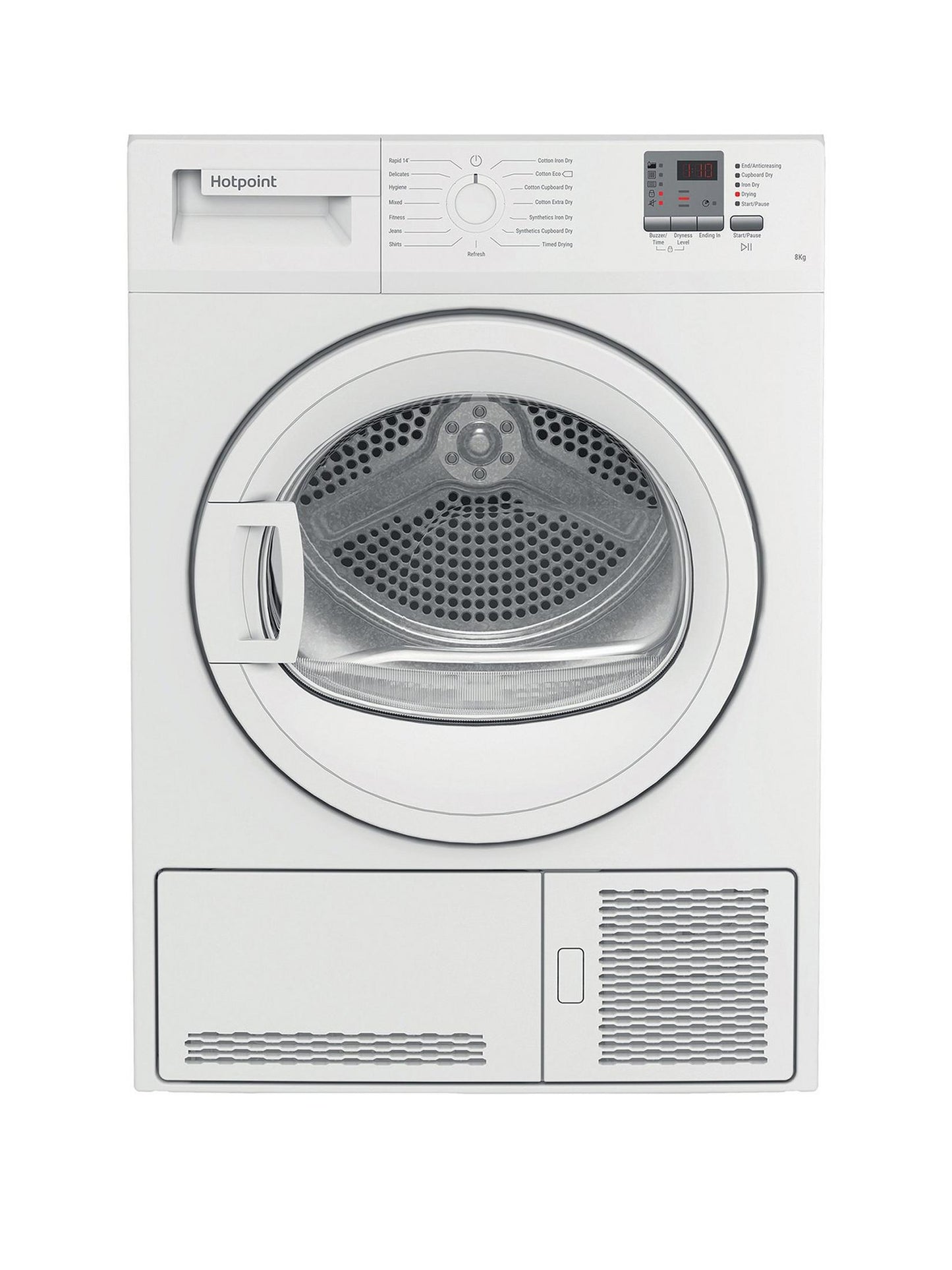 Hotpoint CHDC82WWGDUK Hotpoint Dryer 8Kg Condenser Sensor Dry White 15 Cycles