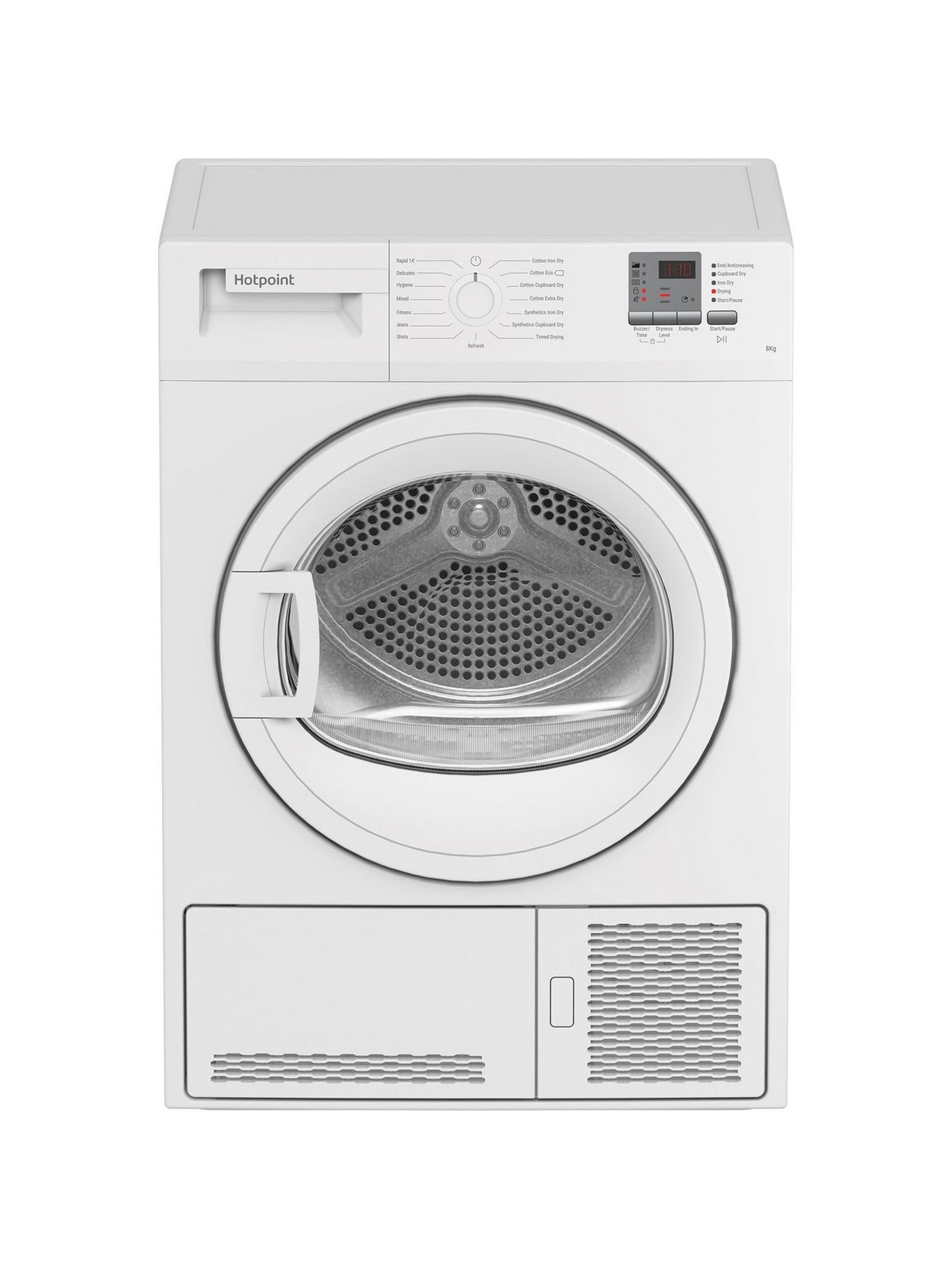 Hotpoint CHDC82WWGDUK Hotpoint Dryer 8Kg Condenser Sensor Dry White 15 Cycles