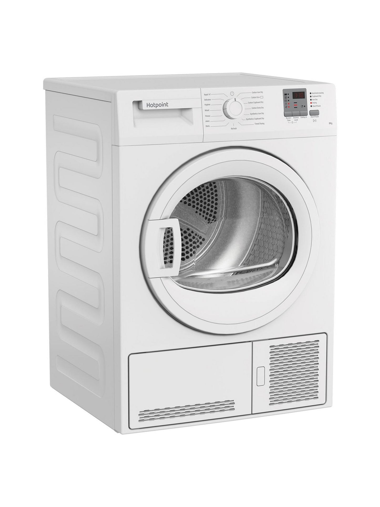 Hotpoint CHDC82WWGDUK Hotpoint Dryer 8Kg Condenser Sensor Dry White 15 Cycles
