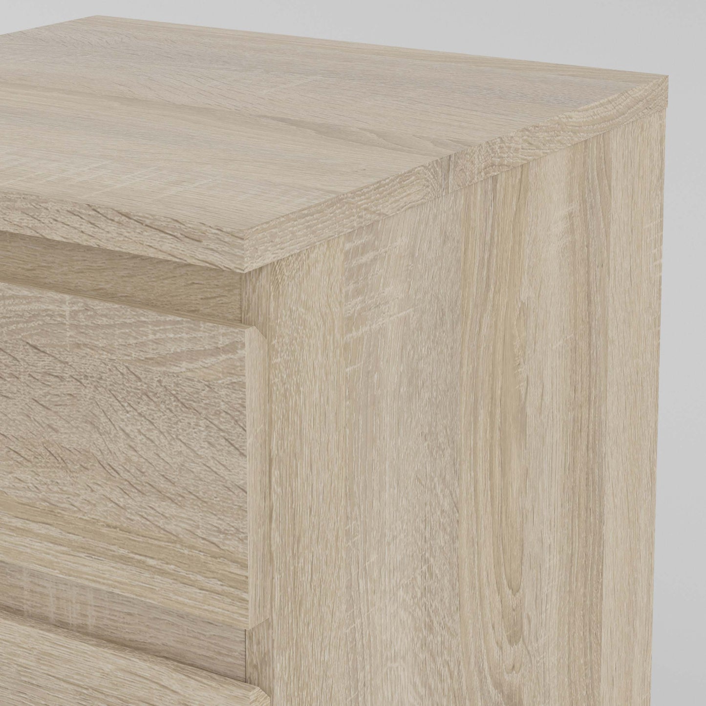 Nova 5 Drawer Narrow Chest - Oak