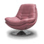 Axis Swivel Chair & Footstool  Blush Pink