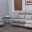 Infiniti Half Leather Modular Sofa - Taupe Grey