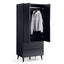 Alicia Combination Wardrobe - Anthracite