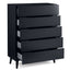 Alicia 5 Drawer Chest - Anthracite