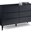 Alicia 6 Drawer Wide Chest - Anthracite