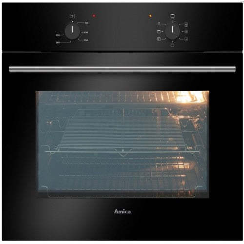 Amica ASC200BL Enamel Interior, Single Multifunction Oven, Electric, A Energy