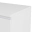 Nova 5 Drawer Wide Chest - White