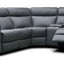 Infiniti - Half Leather Modular Sofa - Dark Grey