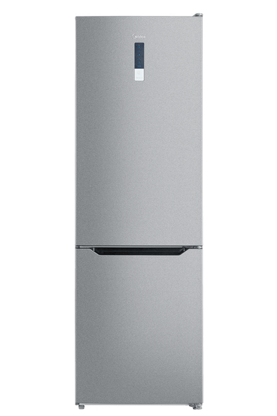 Midea MDRB424FGD02O Freestanding Fridge Freezer, Frost Free, Electronic Control, 310L, 60/40 Split, 224L Fridge+86L Freezer, Energy Saving, 59.5cm Wide, Inox