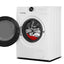 Midea MF20EW100WB Freestanding Washing Machine, Lunar Dial and BLDC, Steam care, 10 kg Load, White, Energy Class A