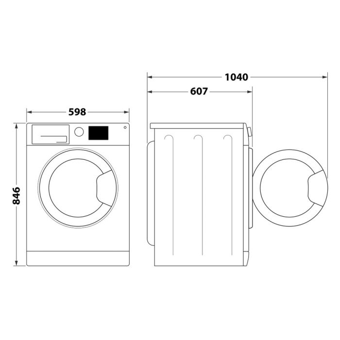 Indesit 9kg Heat Pump Tumble Dryer – A+ Energy Rated, White (CYD92DWWUK)