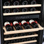 AMICA 60cm Wine Cooler Black - AWC600BL