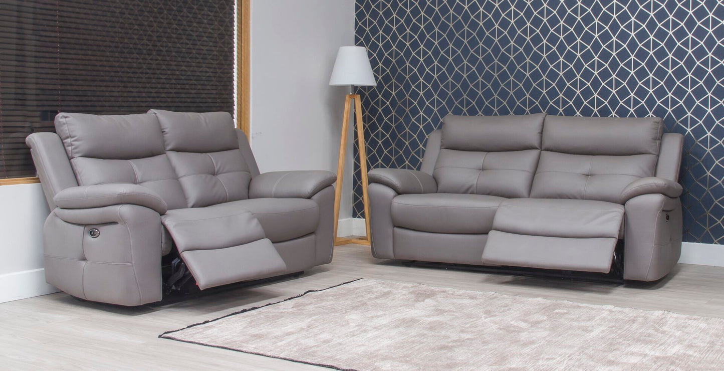 Lugano Fabric Sofa - Storm Grey