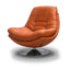 Axis Swivel Chair & Footstool Pumpkin