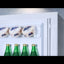 Hisense RIB291F4AWE 177cm High 50/50 Integrated Frost Free Fridge Freezer with Sliding Door Fixing Kit - White - E Rated