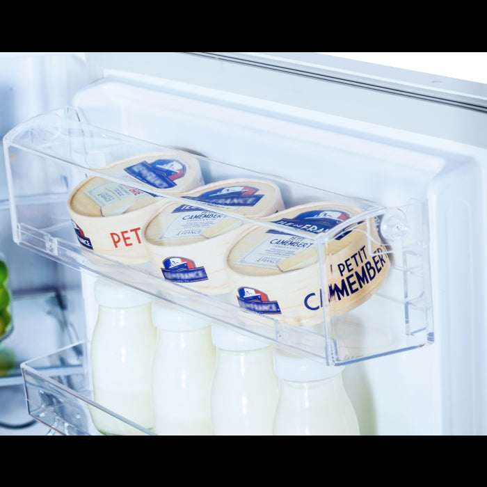 Hisense RIB291F4AWE 177cm High 50/50 Integrated Frost Free Fridge Freezer with Sliding Door Fixing Kit - White - E Rated