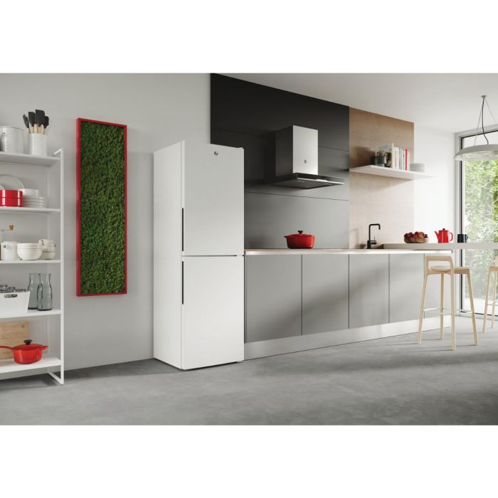 Hoover HVT3CLECKIHB Fridge Freezer – Frost Free, Energy Efficient