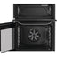 Hotpoint HDE6IDC2X 60cm Electric Double Cooker with Induction Hob – 75L Multiflow Oven, Catalytic Cleaning, A Rated, Stainless Steel