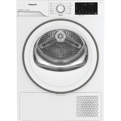 Hotpoint 9kg Heat Pump Tumble Dryer – White, 60cm, Pet Hair Care (CHD93MWWUK)